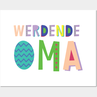 Werdende Oma Geschenk Posters and Art